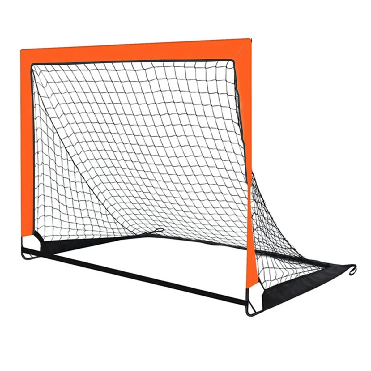 

Orange Children'S Football Goal Portable Foldable Mobile Training Football Goal