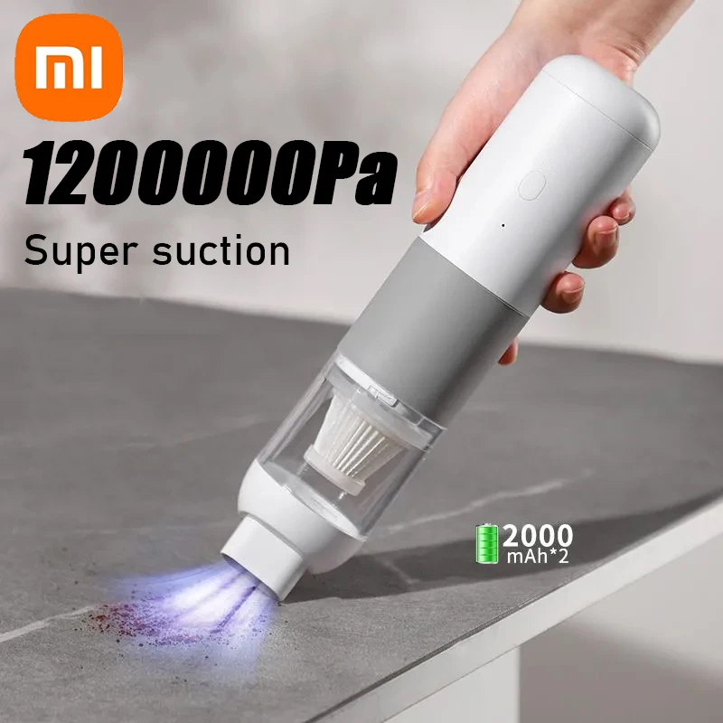Original Xiaomi 1200000PA Wireless Car Vacuum Cleaner Portable Handheld Vacuum Cleaner Smart Home Car Dual-purpose Dust Catcher