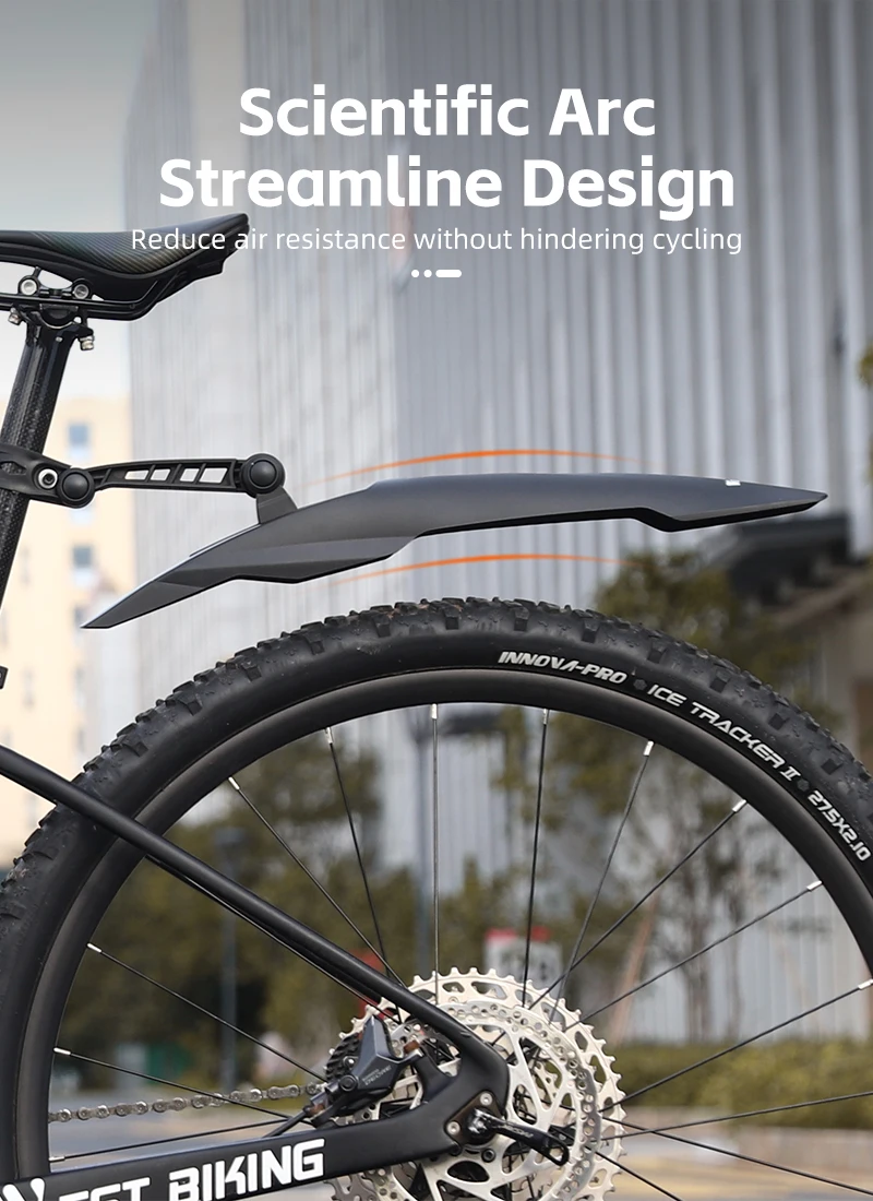 WEST RADFAHREN Erweitern Fahrrad Kotflügel Mountainbike Kotflügel Quick Release Für 26/27,5/29 Zoll MTB Radfahren Schutz fahrrad Zubehör – Detail 9