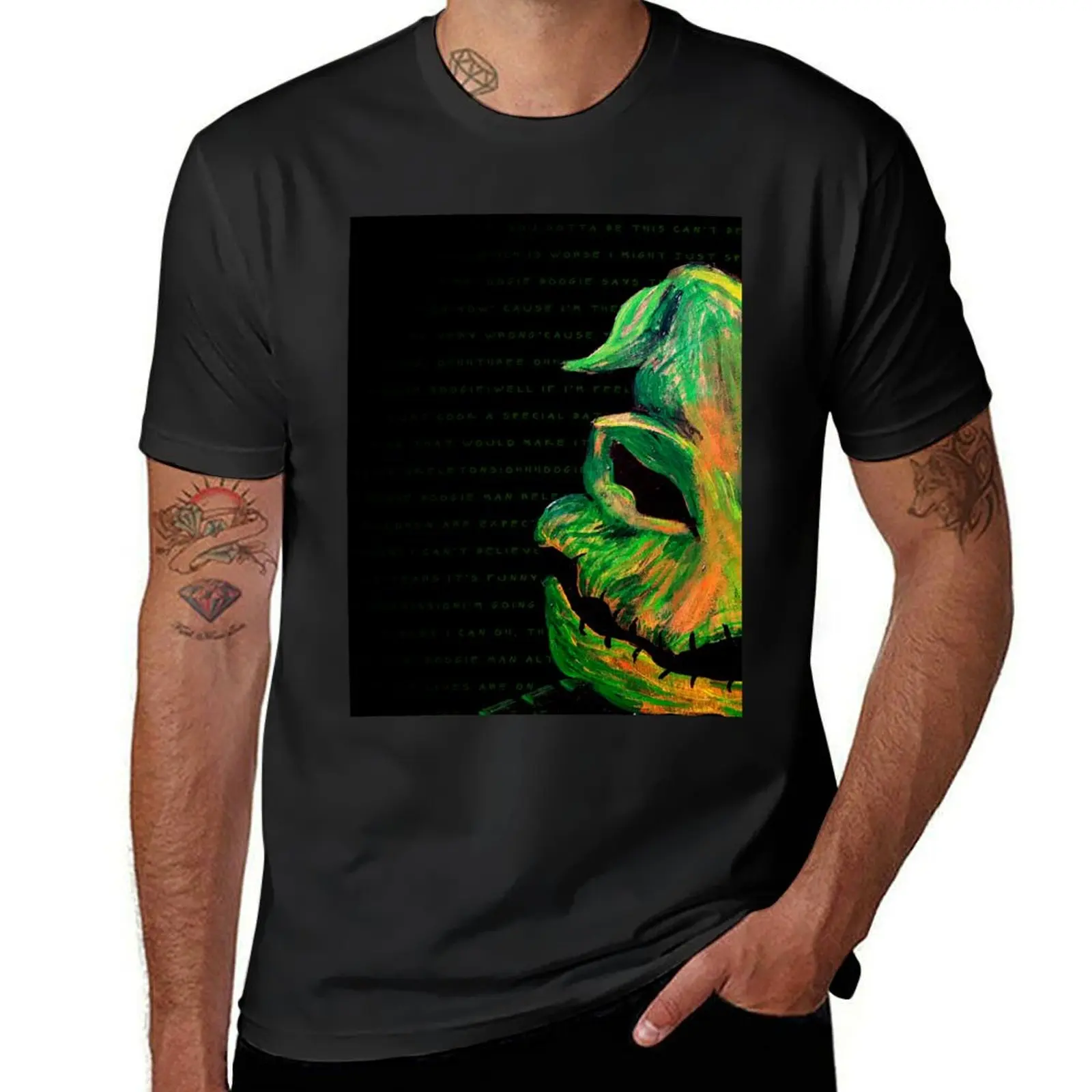 The Oogie Boogie Man T-Shirt boys animal print plus sizes quick-drying vintage clothes plain black t shirts men
