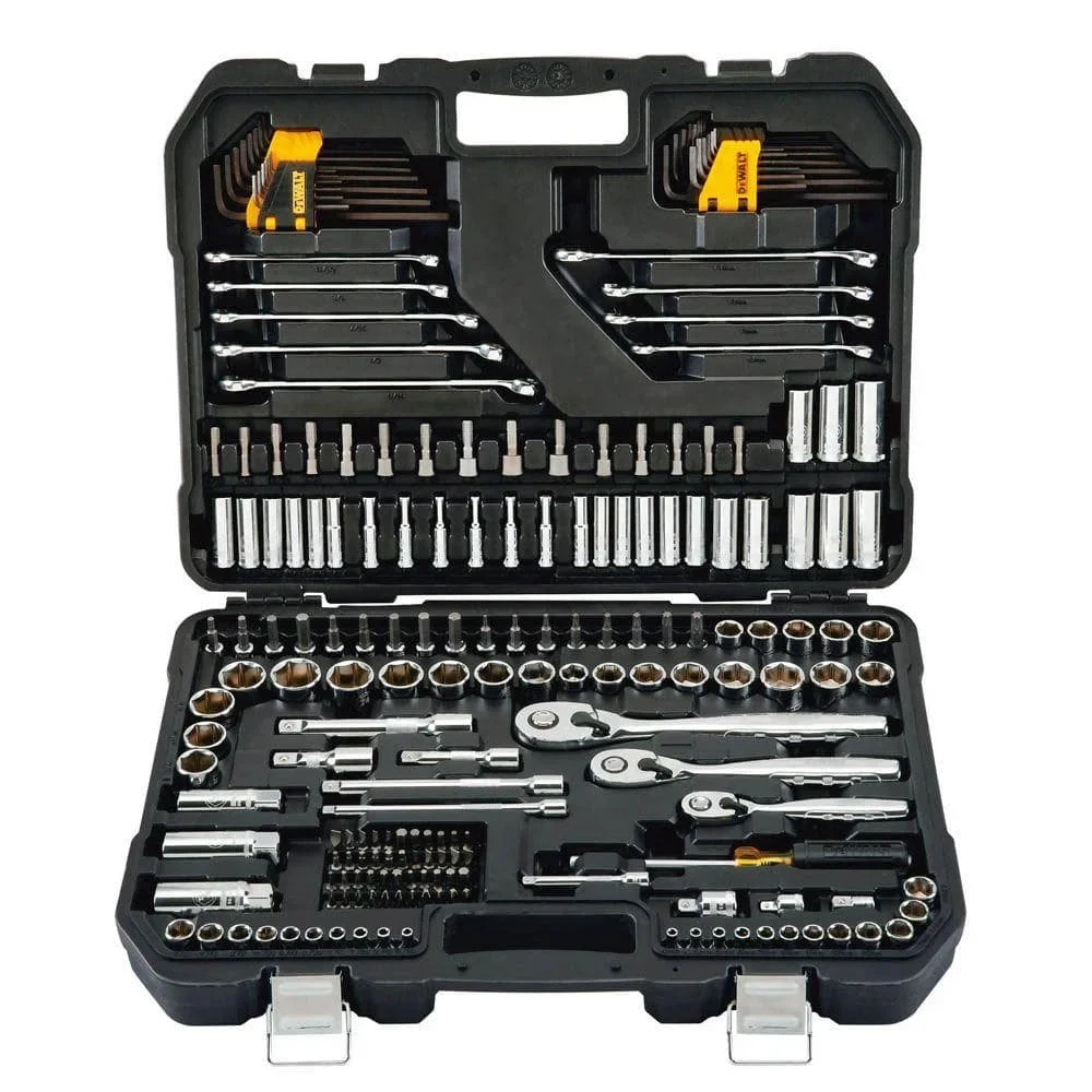 US 1/4 in., 3/8 in., and 1/2 in. Drive Polished Chrome Mechanics Tool Set (200-Piece)