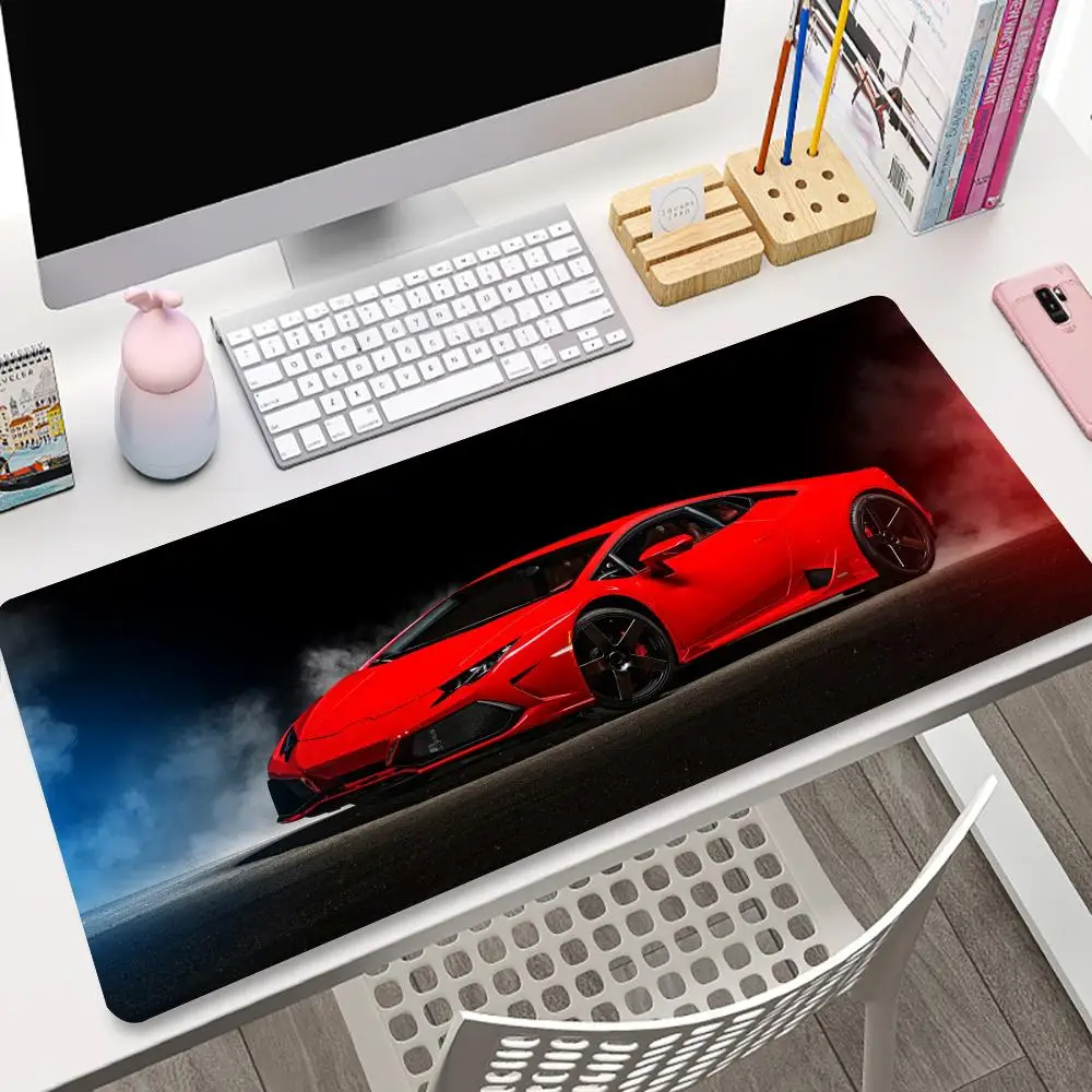 Sports Car L-Lamborghinies V-Venenoes  Mouse Pad Rogs Rubber Mouse Pad Esports Computer Keyboard Pad Student Writing Pad Rogs