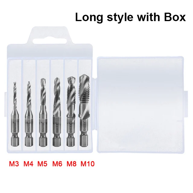 6pc Long Silver Set