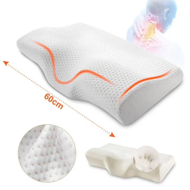메모리 폼 침대 정형 베개 – 나비 모양으로 자궁 경부 건강까지 보호해주는 베개