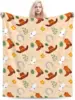 Cute Piggy Blanket Pink Fleece Blanket Super Soft Comfortable Warm Piggy Decorative Bedding for Boys and Girls Gift 4