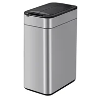 Kitchen Trash Can 60 Liter / 16 Gallon Automatic Trash Can with Butterfly Lid, Motion Sensor Garbage Can for Kitchen, Office, Li 1
