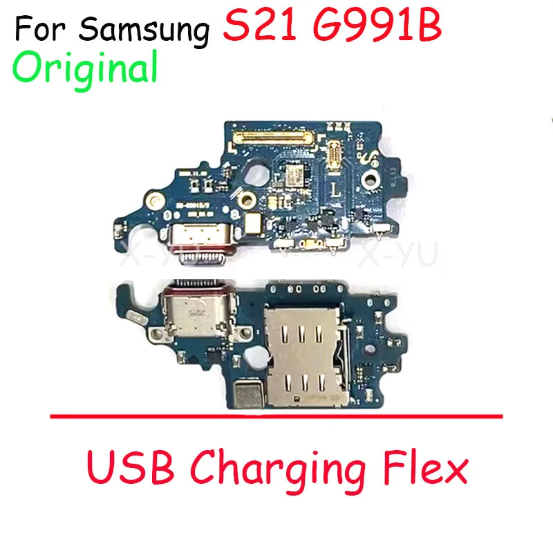 

Original For Samsung S20 S21 FE Plus Ultra G991U G991B G996B G998B G998U USB Charging Connector Board Dock Port Flex Cable