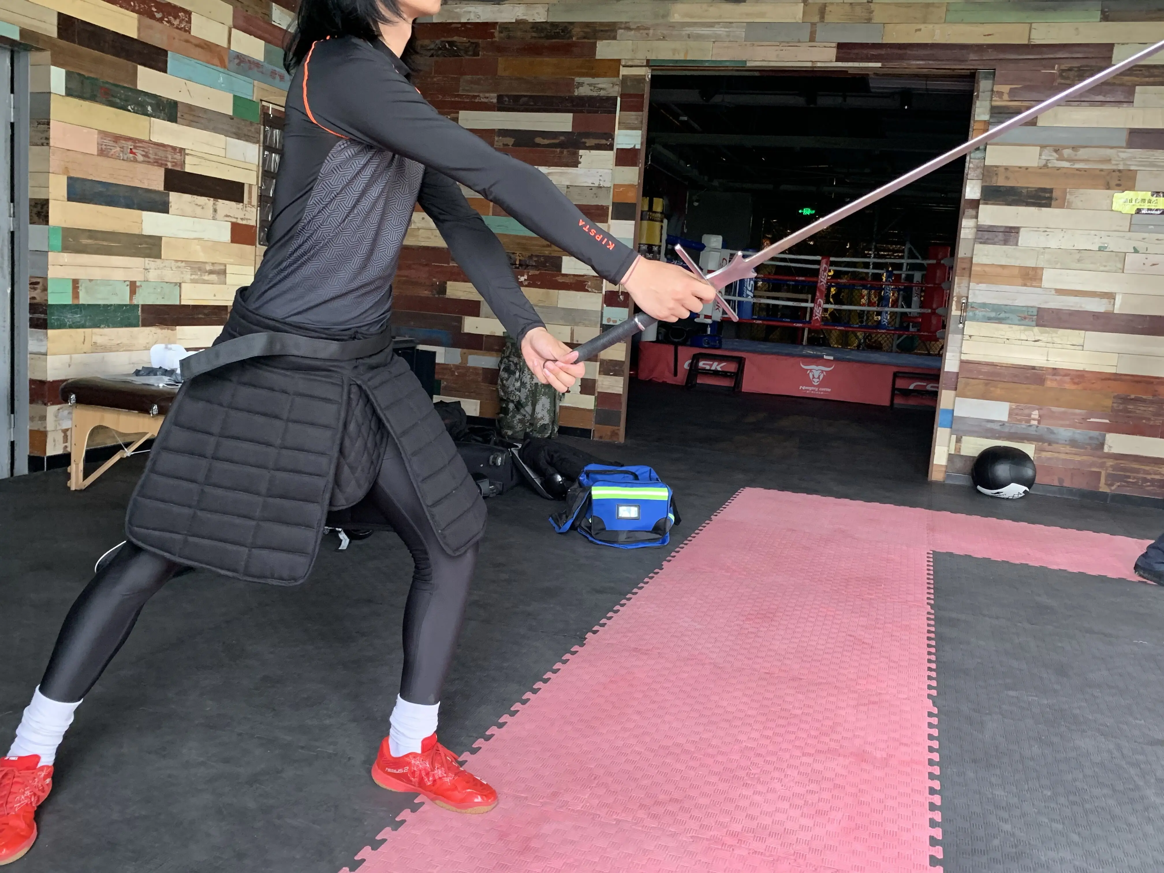 "Proletarian" series combat skirt HEMA pair swordsmanship protective gear