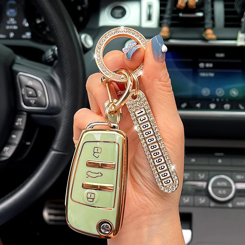 Cover Chiave/telecomando per AudQ3 Q5 Q7 S4 S6 S7 S8 R8i A1 A3 8V A4 B8 B9 A5 A6 C7 A7 A8 TT Porta Accessori - Sc6978fdf537b457bad5a2f025c769659T