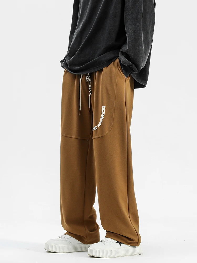 Street trend straight leg pants for men and women, loose and versatile casual pants for men and women in spring