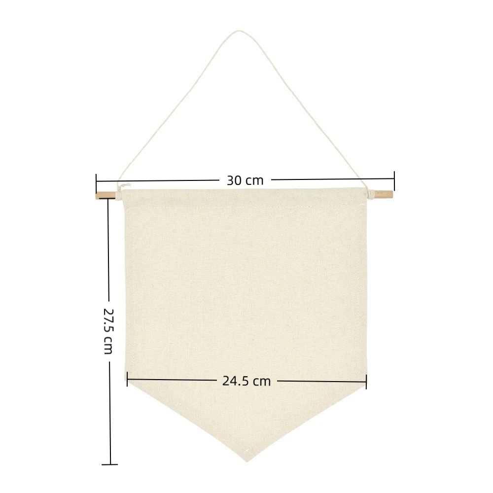 Polyester Canvas Pennant Display Banner for Kids Room Decor