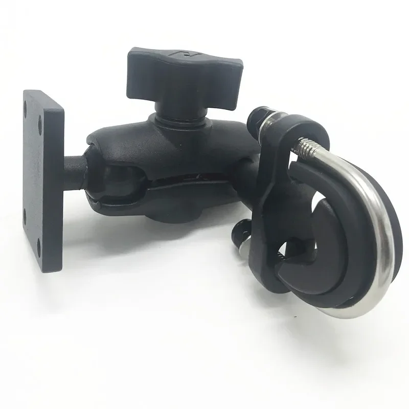 Supporto Manubrio Moto In Lega Di Alluminio Con Foro Amps Standard Per Garmin Zumo, Navigatore Gps Tomtom Rider