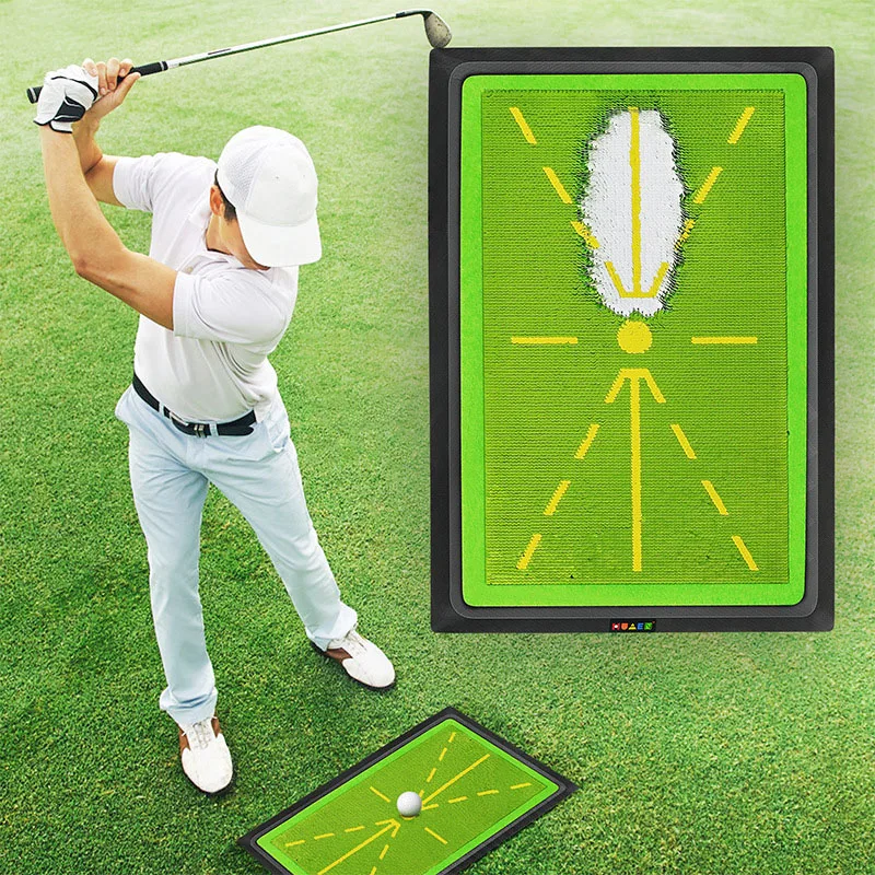 PGM High Quality Golf Training Pad for Swing Detection Batting Ball Trace Directional Mat Swing Path Pads Swing Practice Pads