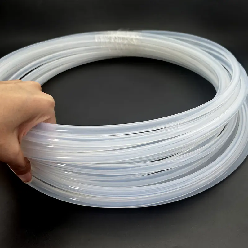 ID 0.8mm ~ 12mm X OD 1.6mm ~ 14mm Multiple Sizes Transparent PTFE Pipe Non Stick for Chemical Resistance Insulating Tube image 5