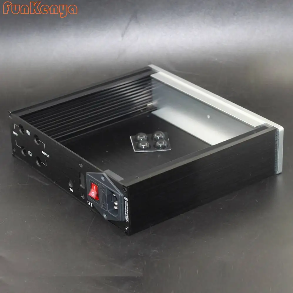 W220 H52 L191 프리 앰프 하이 엔드 패널 섀시 DIY DAC 디코더 전력 증폭기 공급 케이스 Anodizor 알루미늄 상자 PSU 오디오 2205