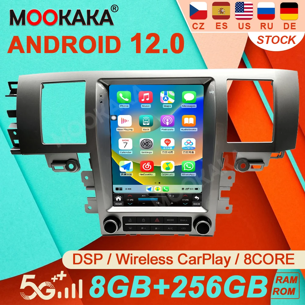 TeslaScreen2DinCarGPSNavigationForJaguarXF20082015Android