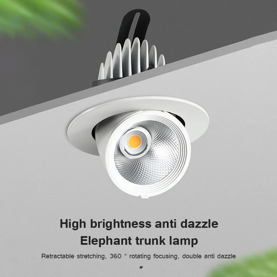 Dimmable AC85~265V Recessed LED Downlights 7W/15W/20W LED Ceiling Spot Lights Background Spot Lamps for Home Kitchen Spotlights
