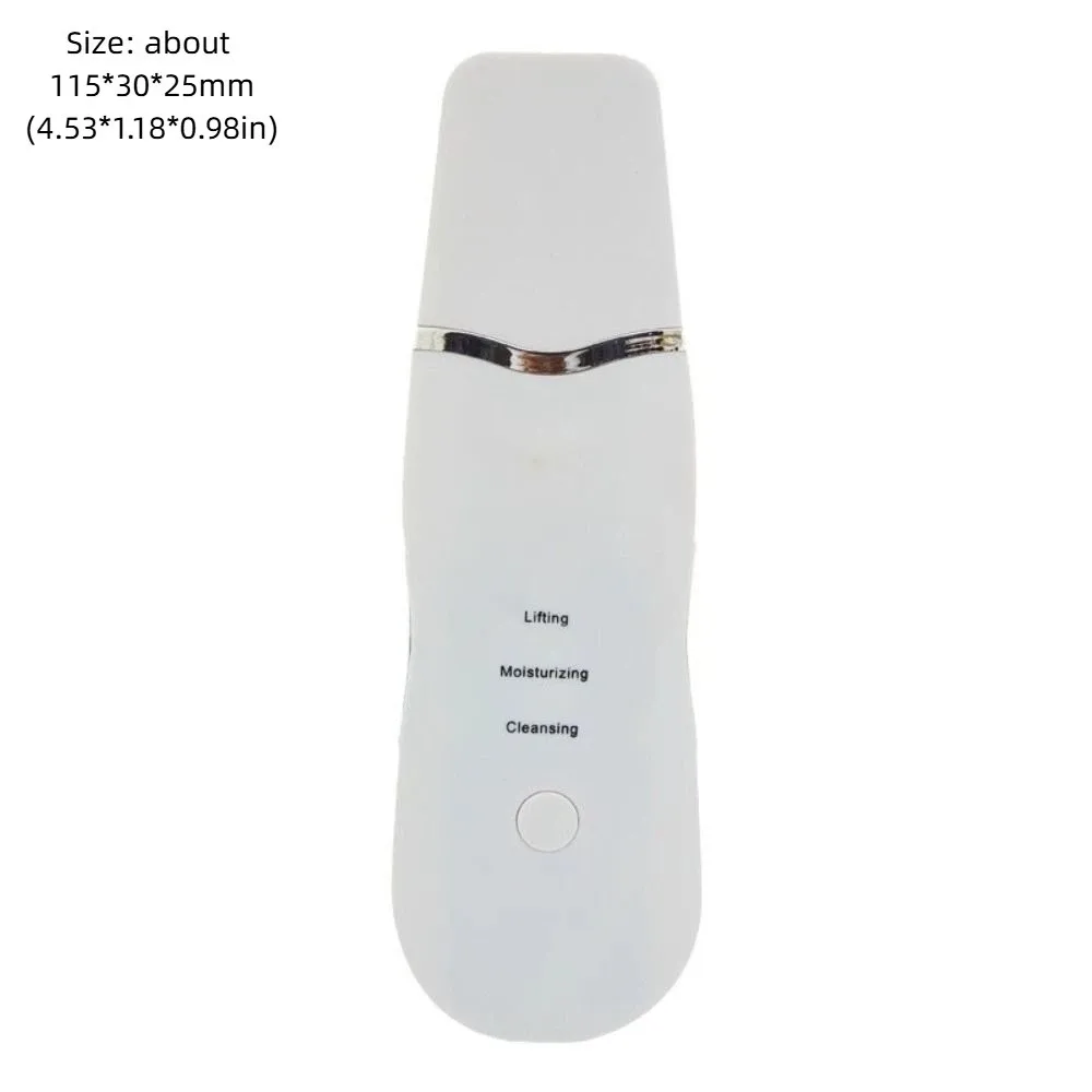 Deep Vibrate Ultrasonic Skin Scrubber Ultrasonic Ion Professional Black Head Remover Rechargeable Facial Massager