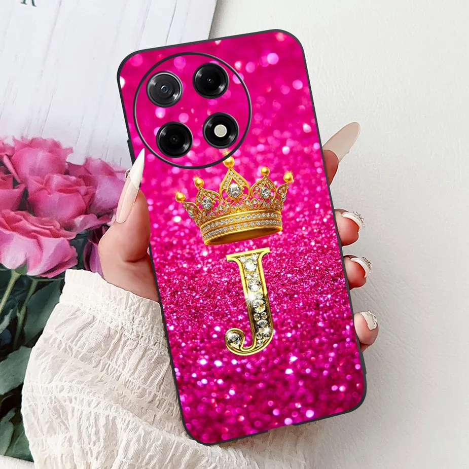 Crown Letters Soft Silicone Case - Premium Protective Cover