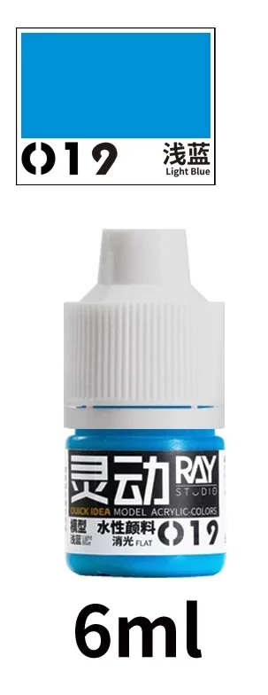 Acrylic Miniature Painting Water-Based Paint Set - Safe Non-Toxic Formula, 6ml Bottles