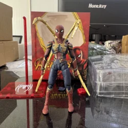 Iron Spider Armor Collectible Figurine - Stylish Table Decoration & Perfect Birthday Gift - 14cm (Iron Spider Armor)