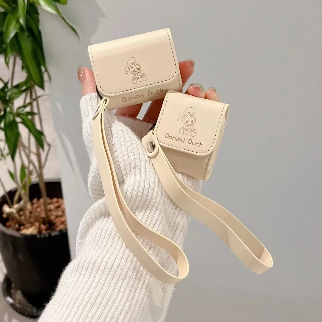 Cute Disneys Donald Duck Con Custodia Per Cartoni Animati Con Cinturino A Mano Per Apple Airpods 1 2 3 Pro Custodie Cover Per Iphone Custodia Per Auri