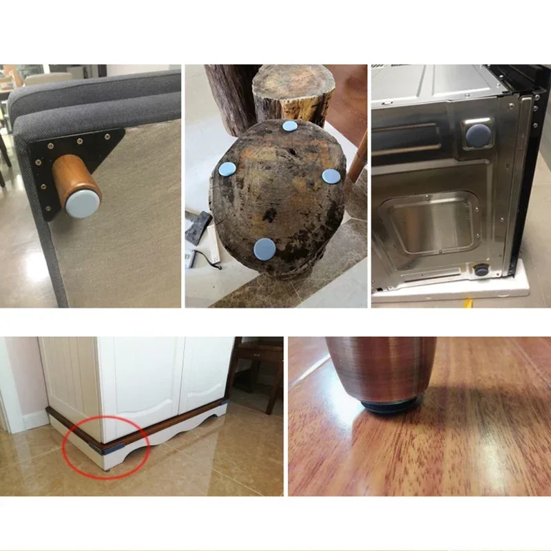 Furniture Leg Slider Pads with Nail for Easy Movement and Floor Protection