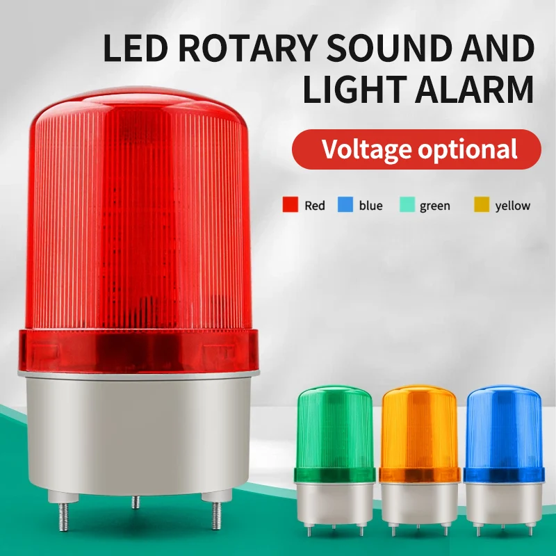 Sound and light alarm alarm flashing light 1101J integrated signal warning light 12V24V220V380V rotating strobe alarm