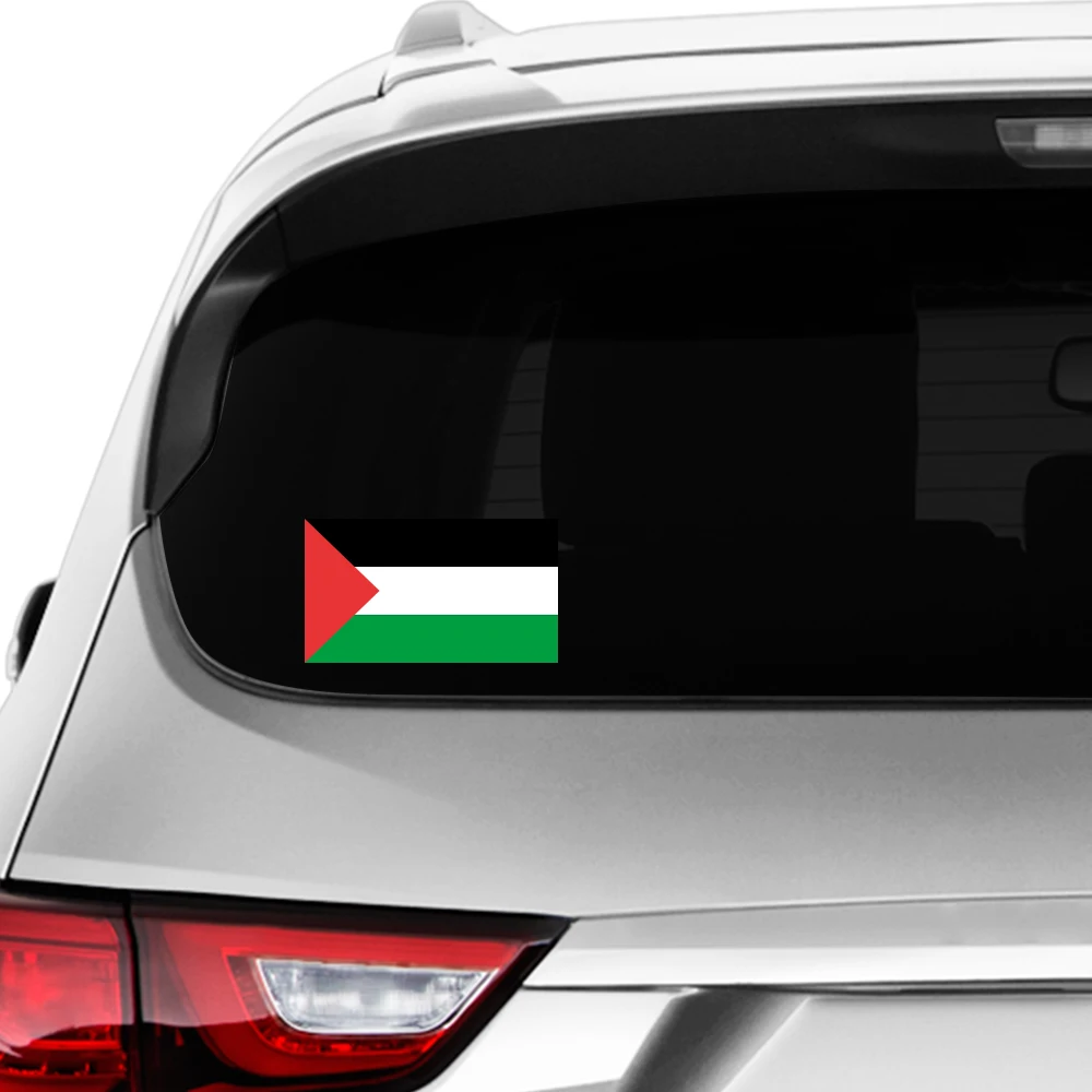 Palestinian Flag Vinyl Decals - Versatile Stickers for Cars, Windows, Motorcycles, Laptops, and More