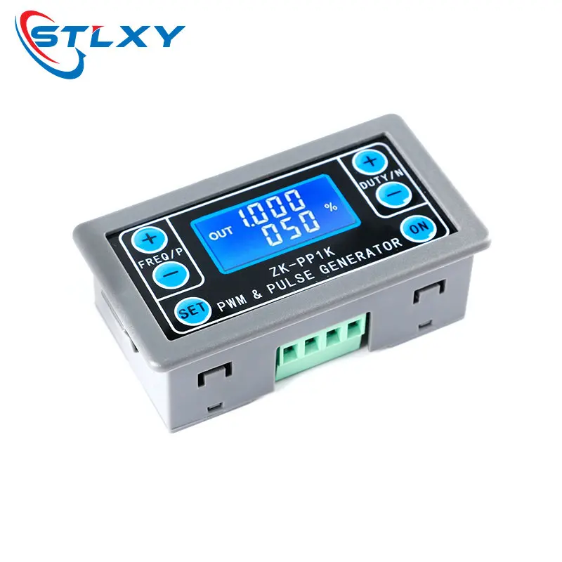ZK-PP1K Dual Mode LCD PWM Signal Generator 1-Channel 1Hz-150KHz PWM Pulse Frequency Duty Cycle Adjustable Square Wave Generator signal generator signal generator kit