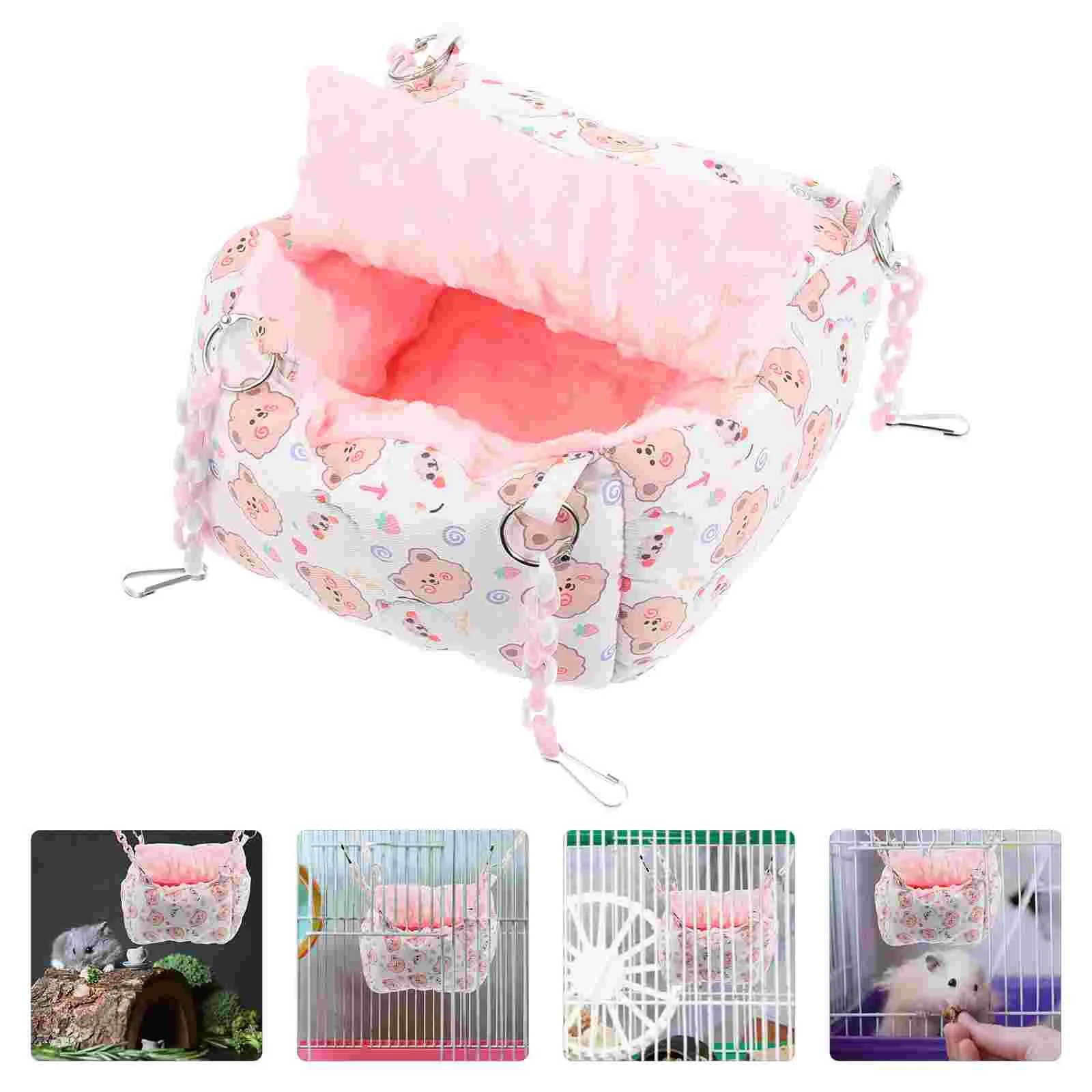 

Sugar Glider Pouch Small Animal Hammock Thickened and Warm Sleeping Nest Hamster