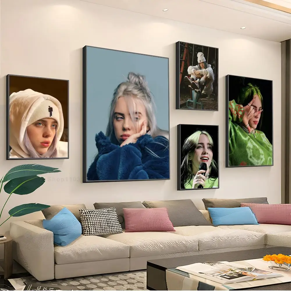 

Poster Paper Print Home Living Room Bedroom Entrance Bar Restaurant Cafe Art Painting Decoration B-Billies Pop Singer