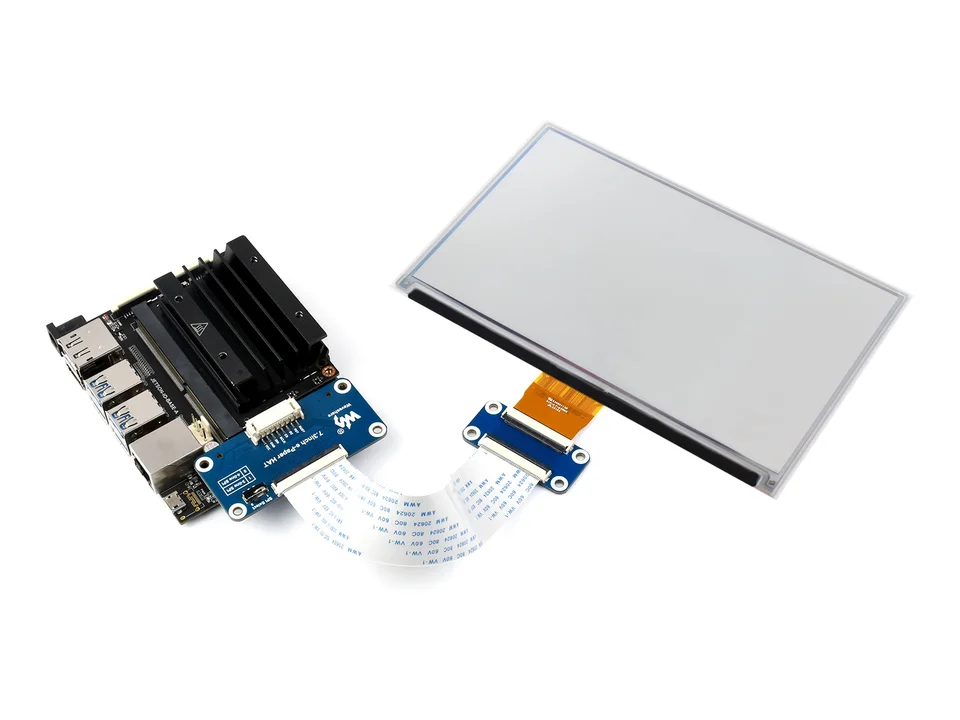 Écran E-Ink 7.5" 800x480 Trois Couleurs (Rouge, Noir, Blanc) - Module Avec Carte ESP32 - Pour Raspberry Pi, Arduino