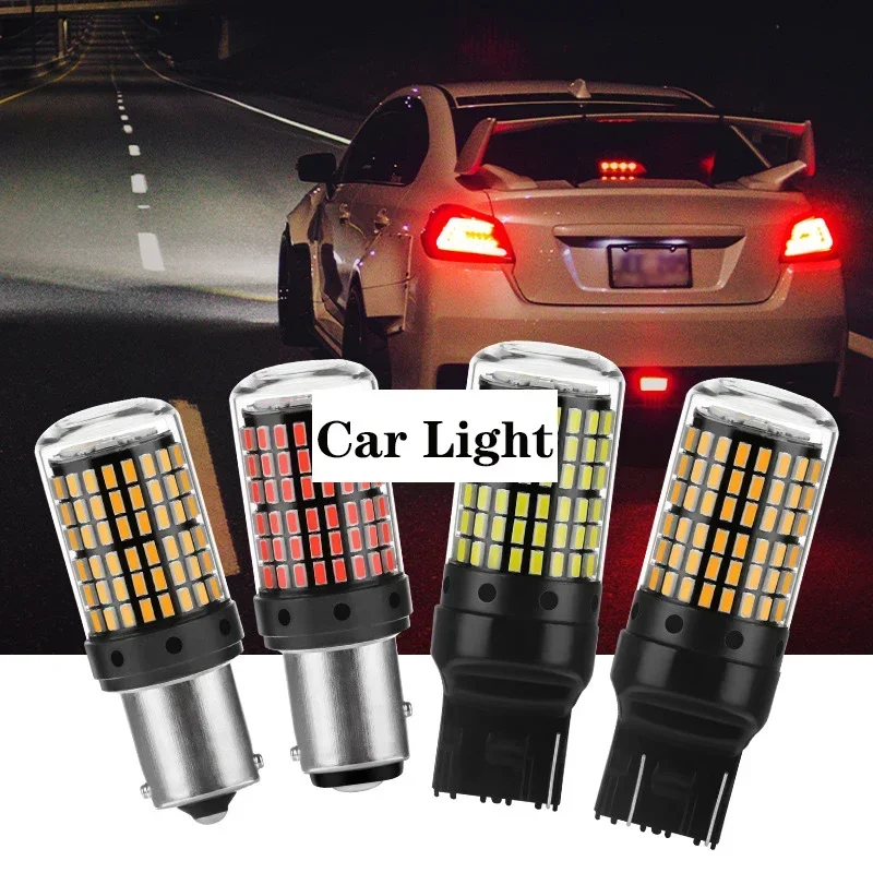 New LED Bulbs 144smd CanBus Lamp Reverse Turn Signal Light BA15S P21W BAU15S PY21W 7440 W21W P21/5W 1157 BAY15D Accessories