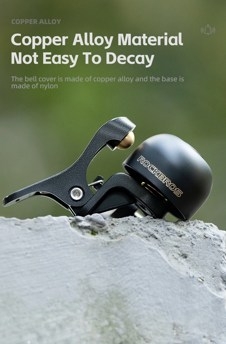 Bicycle Bell Horn Handlebar Cycling Call Bike Alloy Ring Crisp Sound Warning Ala