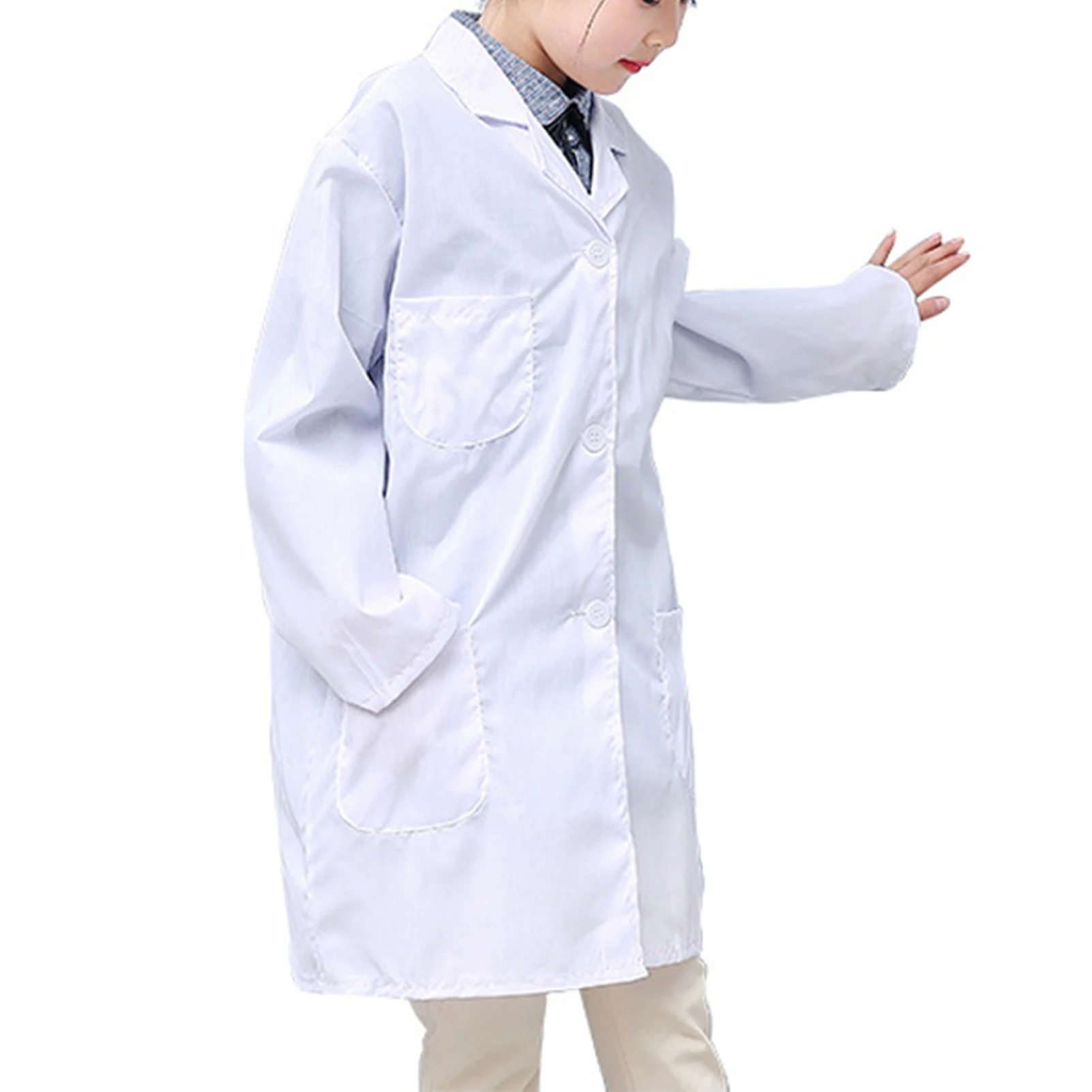 Children Doctor Cosplay Lab Coat Help Kids Learn Doctor Cosplay Coat for Halloween Parties