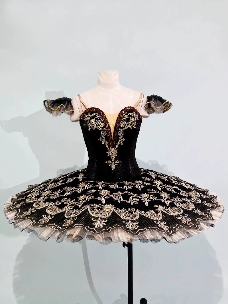 

High End Professional Customized Black Tutu Skirt for Adults and Children TUTU Swan Lake Variation