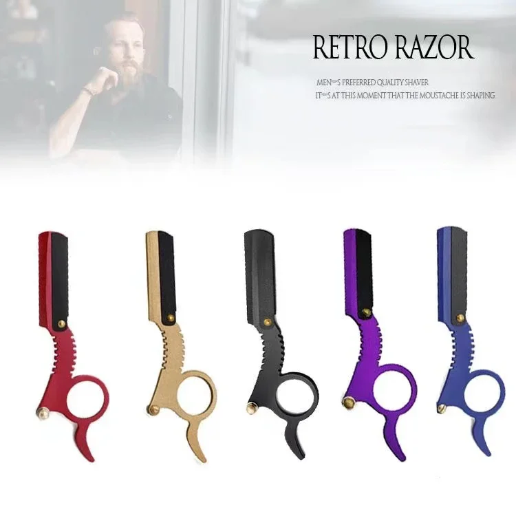 Klassiek vintage single edge scheermes voor barbershops_voghion.com