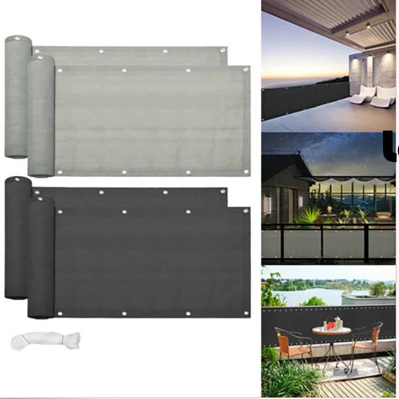 Balcony Privacy Cover Mesh For Home Yard Shade Patio Cover