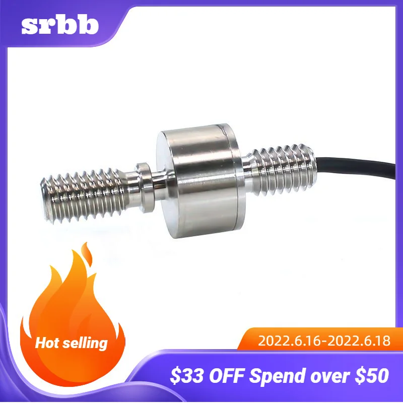 Spedizione Gratuita Sensore Di Forza Mini Capsula Trasduttore Misurazione Tensione Di Pressione Cella Di Carico 3Kg 5Kg 10Kg 20Kg 30Kg 50Kg 100 Kg200K