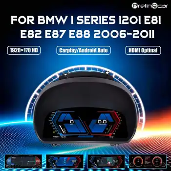 Panel de Instrumentos Digital LCD para BMW E81 E82 E87 E88 Años 2006-2011, Velocímetro Virtual con Función Carplay Inalámbrica 1
