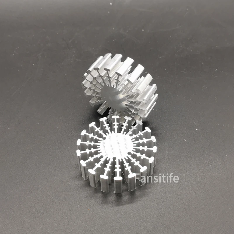 3W 4W COB High Power Led Heatsink Diameter 50mm Height Radiator aluminum heat sink
