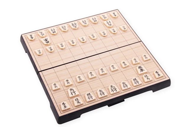 Conjunto de Shogi dobrável magnético, jogo de xadrez japonês portátil  portátil dobrável