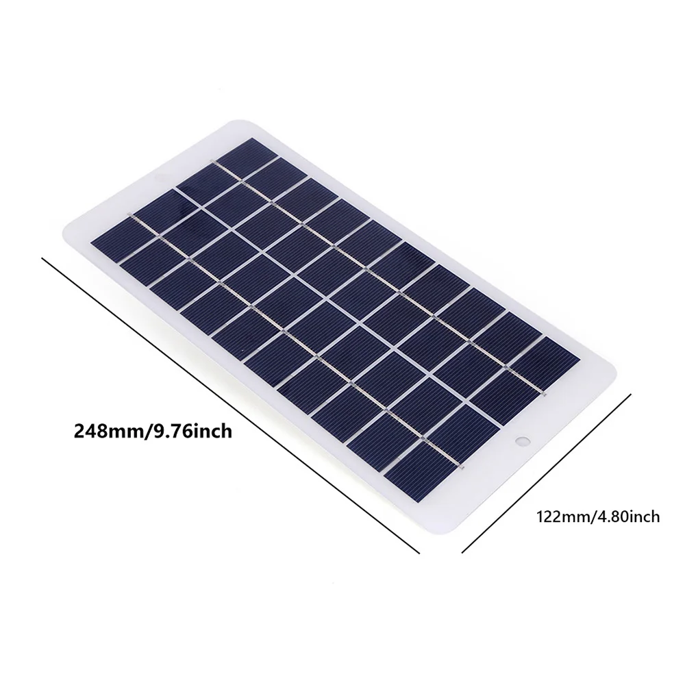 Panneau Solaire Portable 5V 10W - USB - Silicium Monocristallin - Pour Charger Téléphones, Tablettes En Plein Air