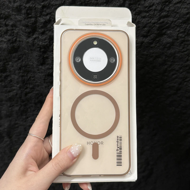 Enhanced Translucent Shockproof Case with Matte Finish