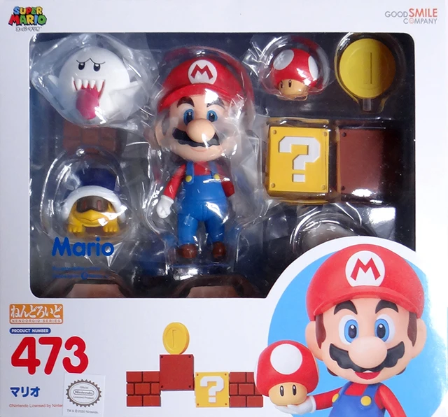  Good Smile Super Mario: Mario Nendoroid Action Figure : Toys &  Games