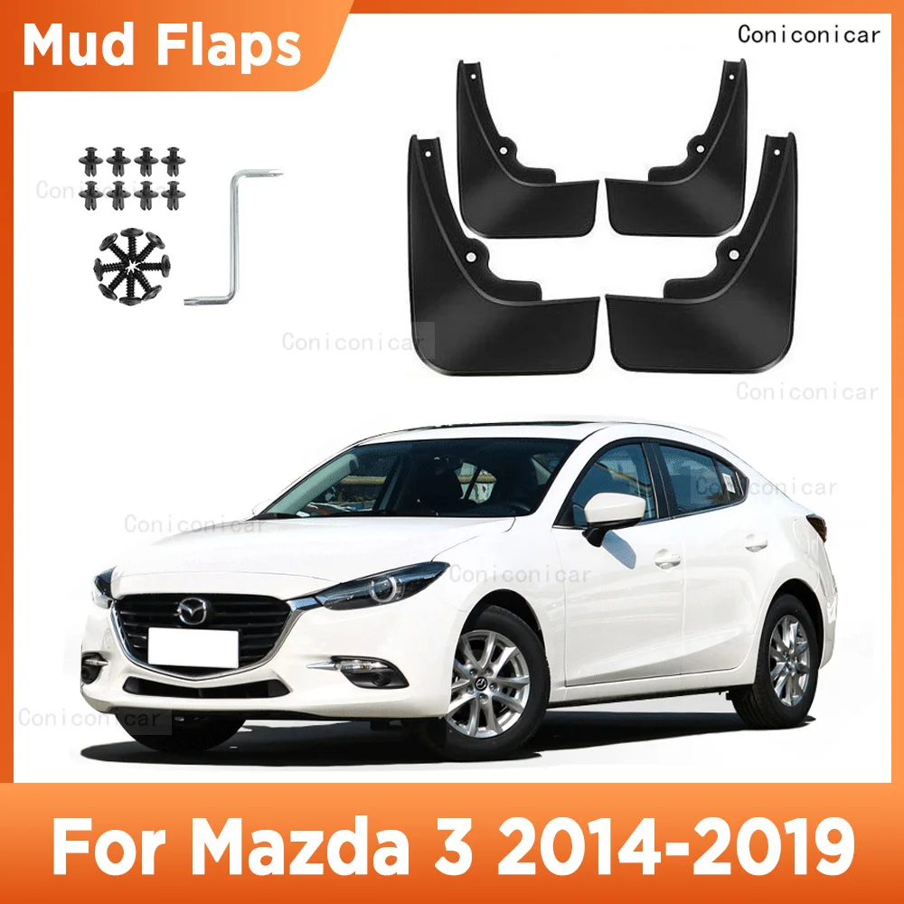 

4 шт., брызговики для Mazda 3 2014-2019 2018