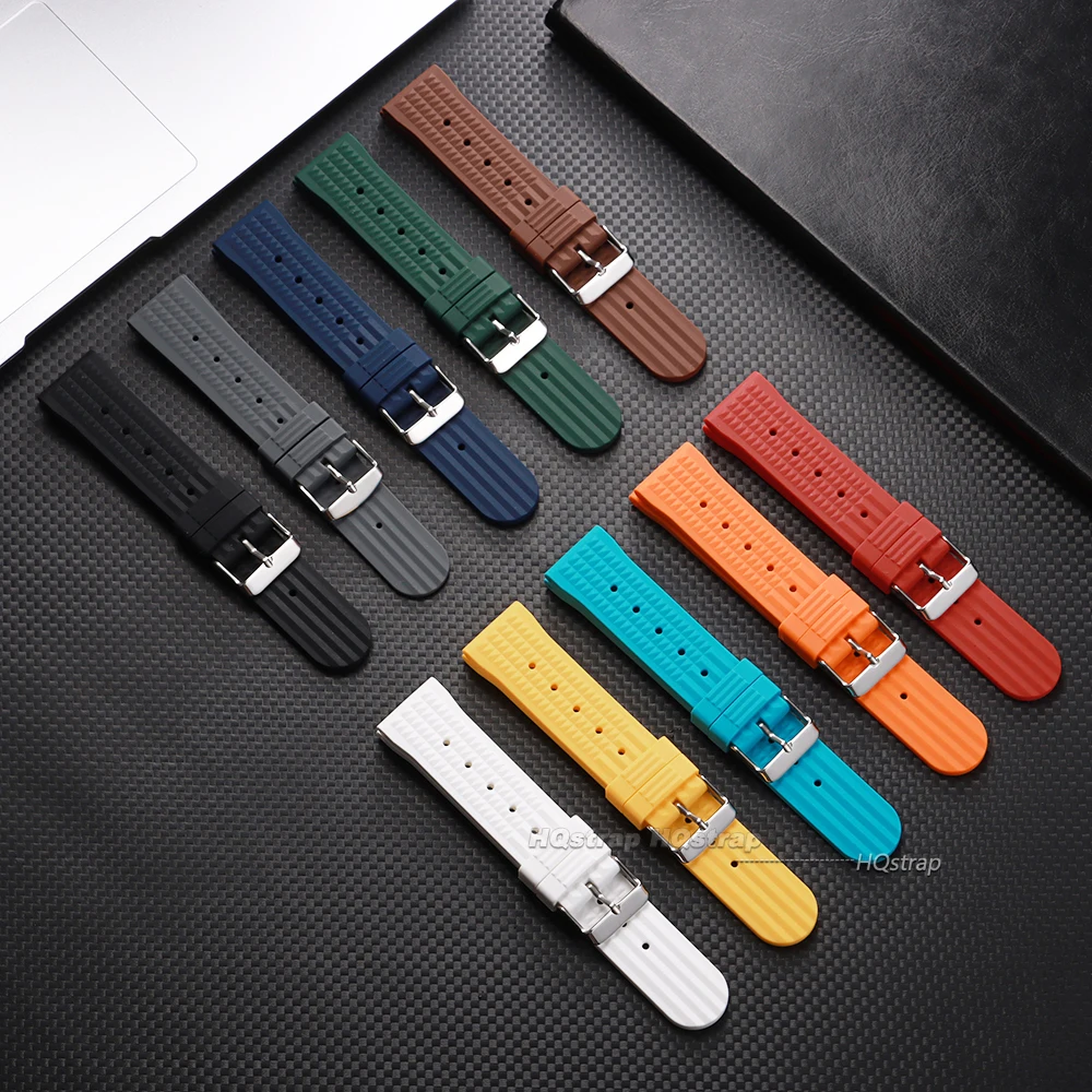 Deluxe Silicone Waterproof Watchband Replacement Strap