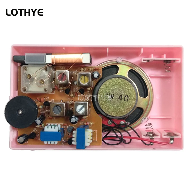 Kit Radio Superhétérodyne à 6 Transistors - DIY à Souder - Fréquence 535-1605 KHz - 3V (piles Non Incluses) - Osmond