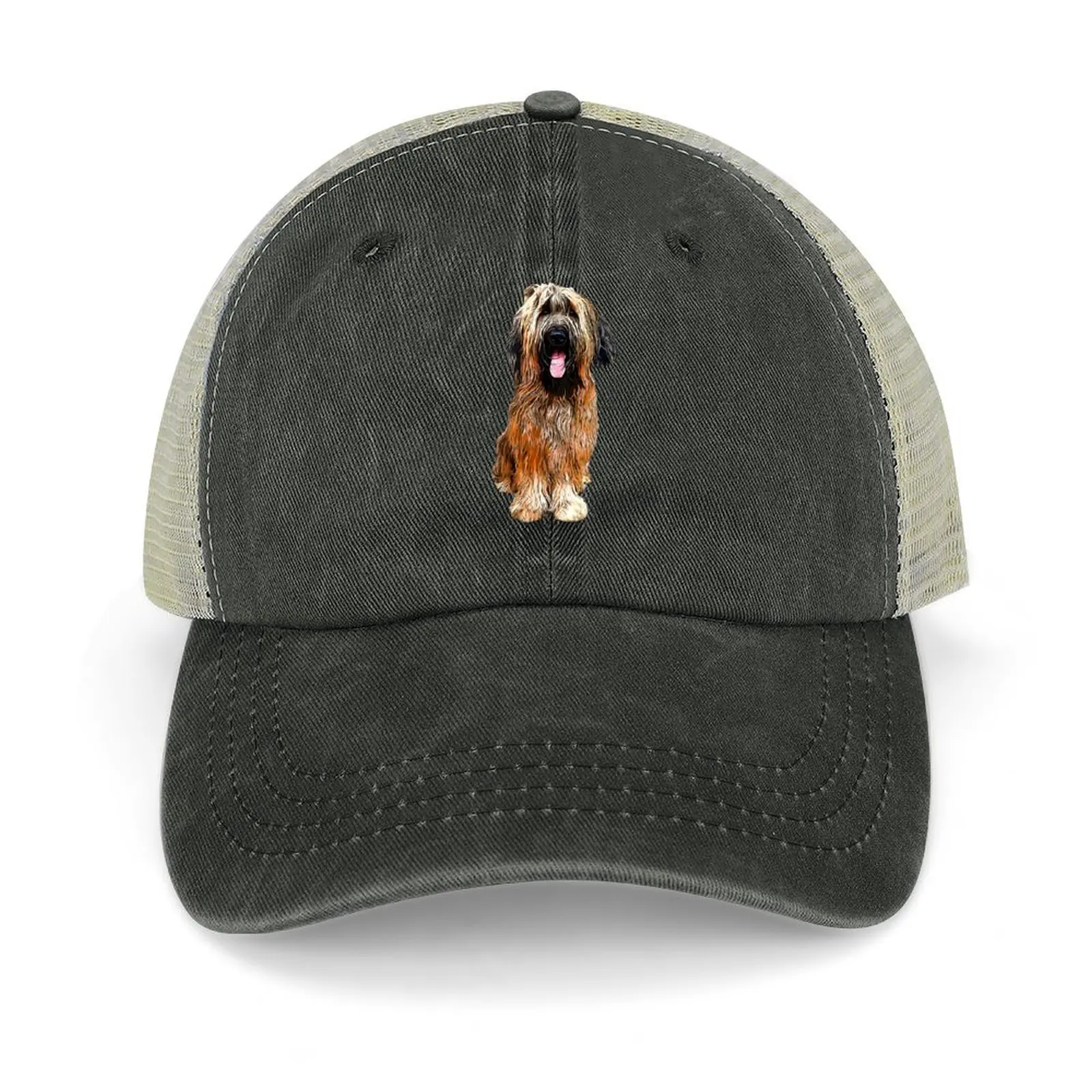 

Briard Cuteness Cowboy Hat Golf Hat Hip Hop Man Women's